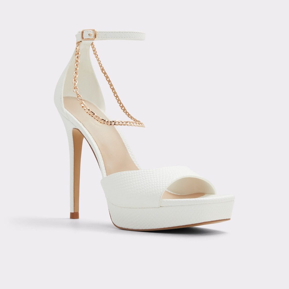 ALDO White Platform Heels – Brand New, Never Worn